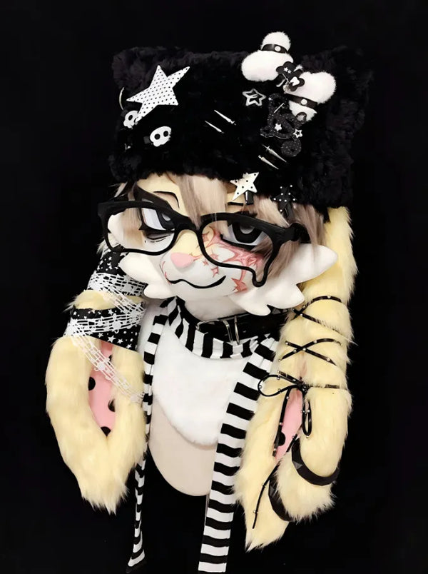 Punk Bunny Fantasy Creature Mini  Partial Fursuit