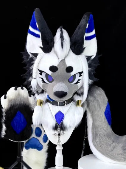 Cool Canine Fantasy Creature Full Partial Fursuit