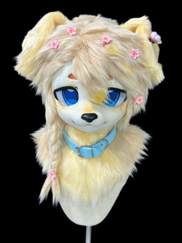 Spring Blossom Pup Mini  Partial Fursuit