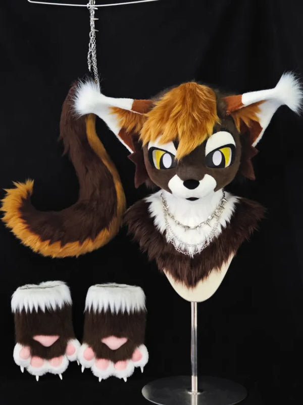 Wild Punk Pup Full Partial Fursuit