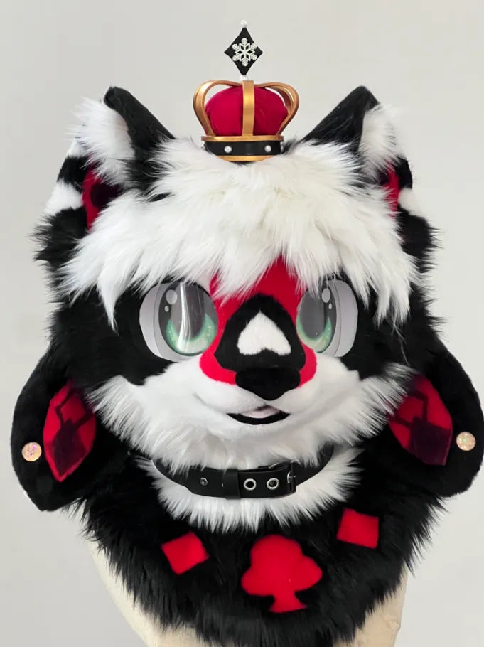 Poker Royal Cat Partial Fursuit | Elegant Fantasy Feline Costume by ...