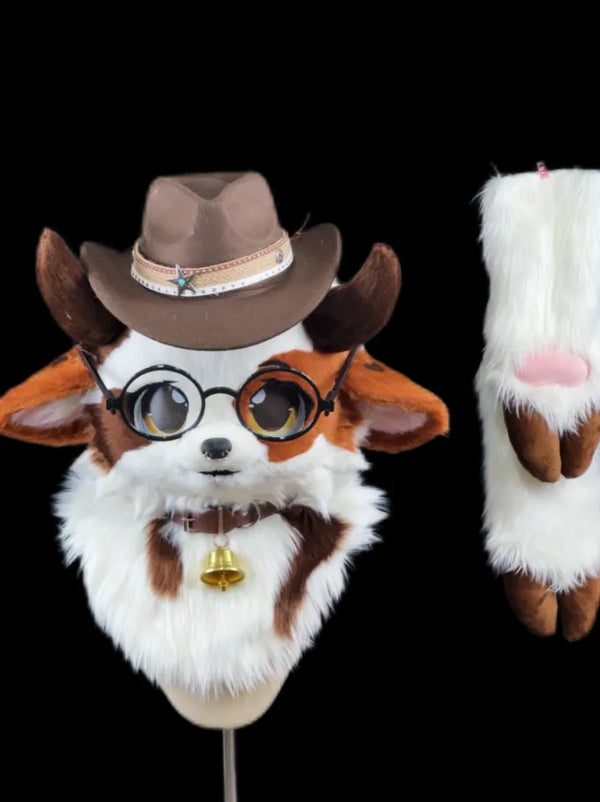 Bovine Cowboy Calf Partial Fursuit