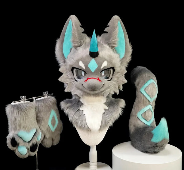 Sci - Fi Fantasy Critter Full Partial Fursuit