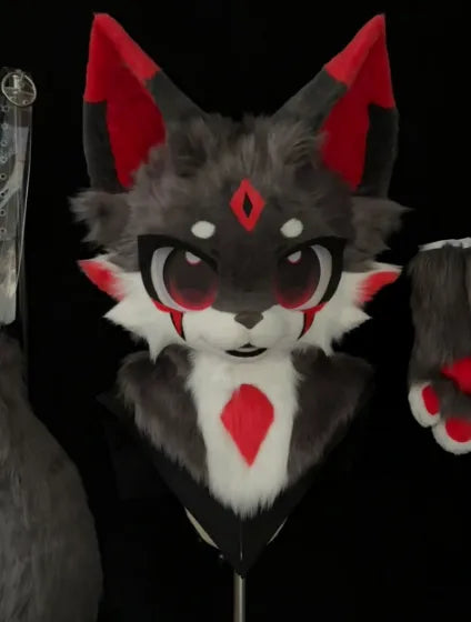 Dark Fantasy Pup Full Partial Fursuit