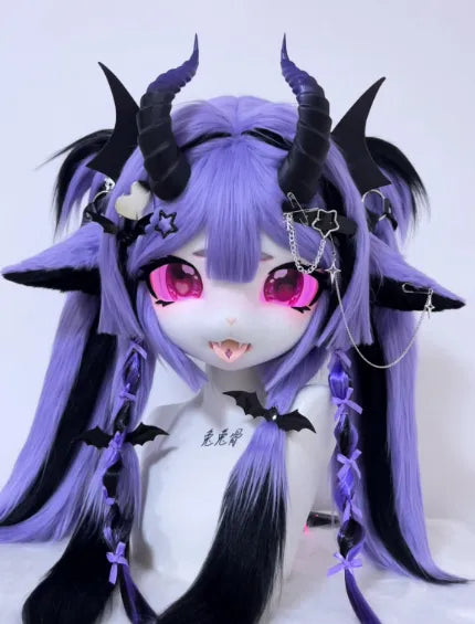 Dark Demon Sheep Kigurumi Mini  Partial Fursuit