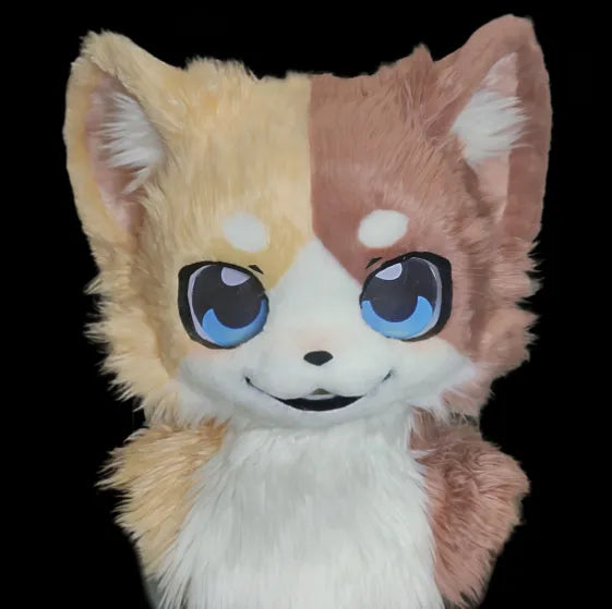 Sweet Color Block Pup Mini   Partial Fursuit