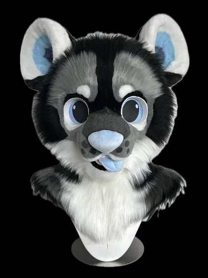 Vibrant Cute Pup Partial Fursuit