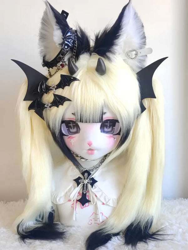 Dark Cat Kigurumi Mini  Partial Fursuit