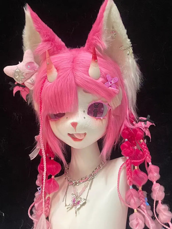 Sweet Cool Punk Cat Kigurumi Fursuit