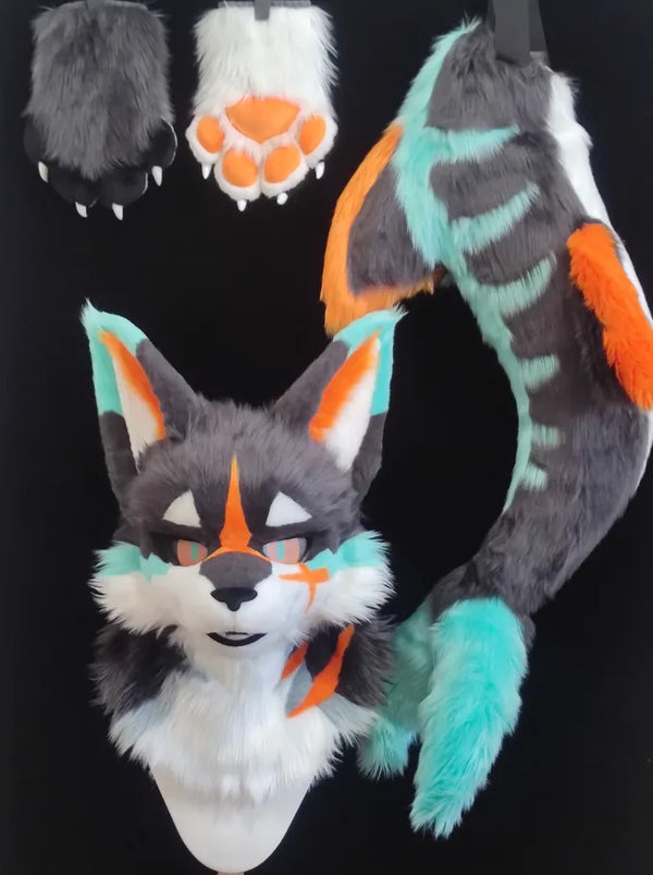 Trendy Fantasy Hybrid Partial Fursuit