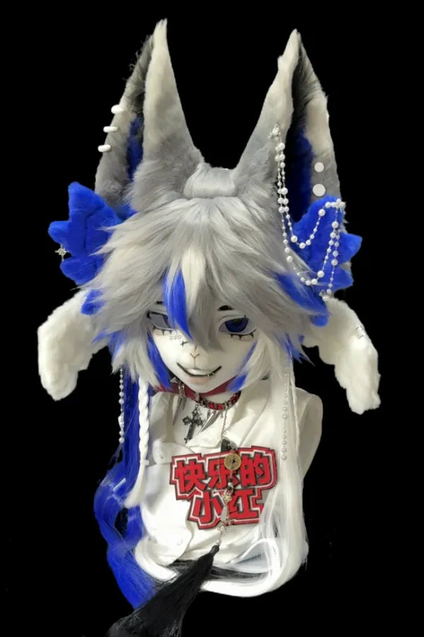 Punk Sweet Cool Fox Mini Partial Fursuit