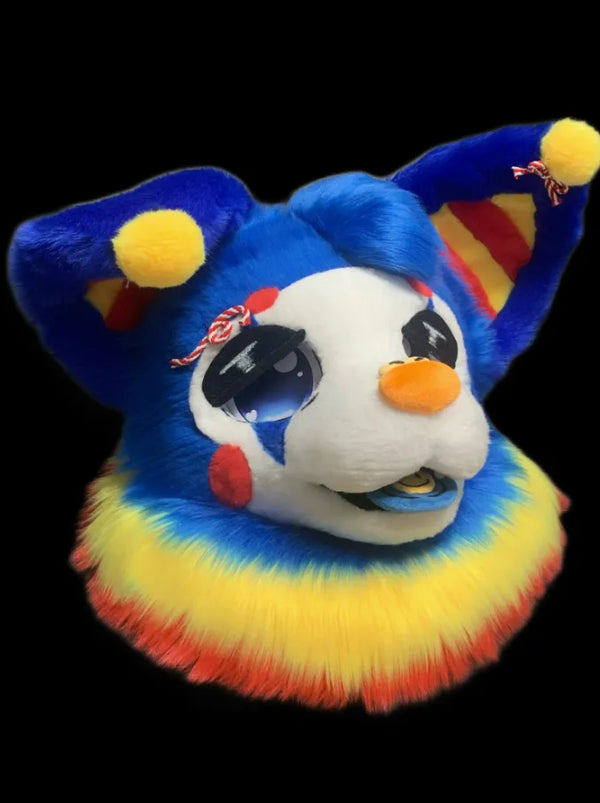 Fantasy Cute Clown Pup Mini Partial Fursuit