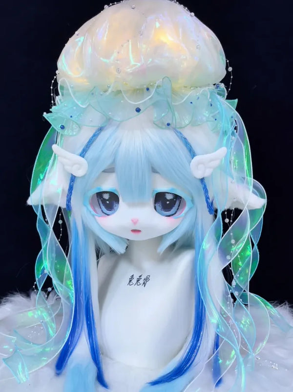 Dreamy Ethereal Hybrid Mini Partial Fursuit