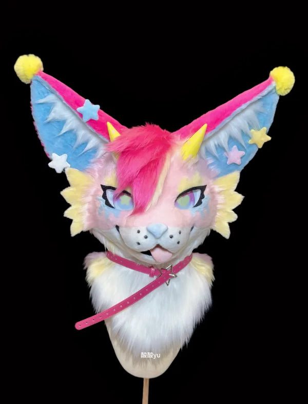 Sweet Cool Starry Fox Mini Partial Fursuit