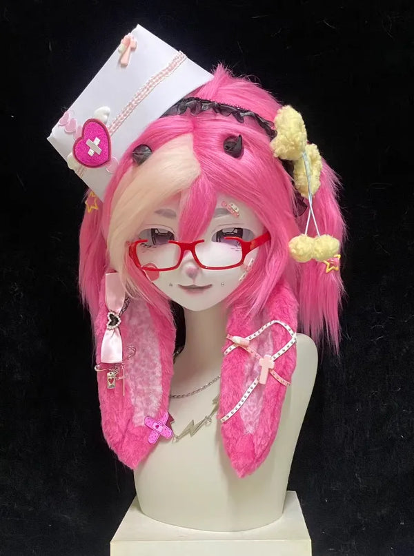 Sweet Cool Yandere Rabbit Mini Partial Fursuit