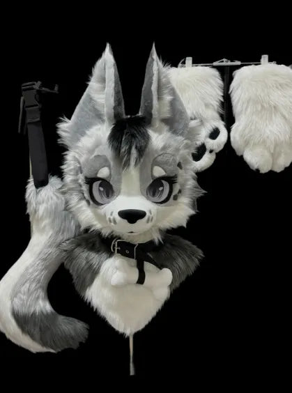 Punk Cute Pup Partial Fursuit