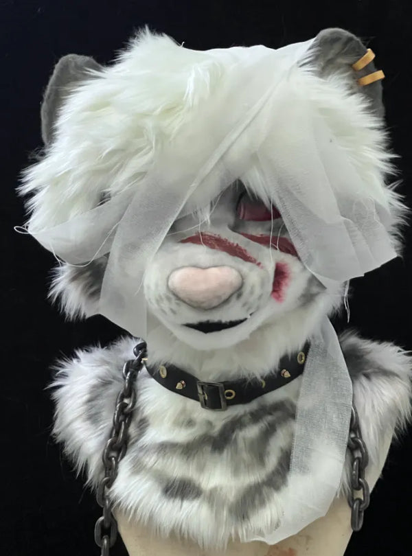 Dark Punk Feline Mini Partial Fursuit