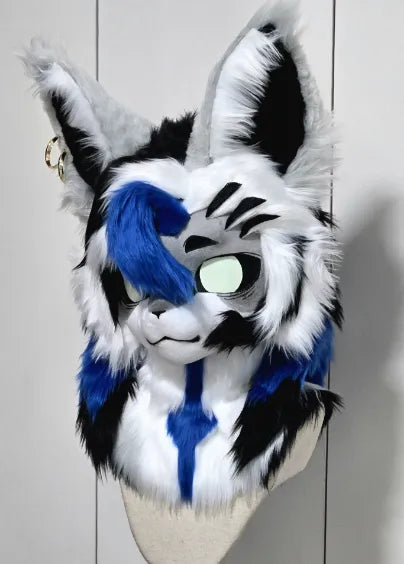 Punk Fantasy Feline Mini Partial Fursuit