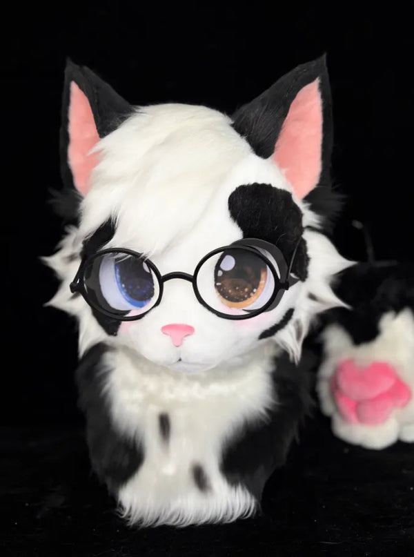 Intellectual Cute Feline Mini Partial Fursuit