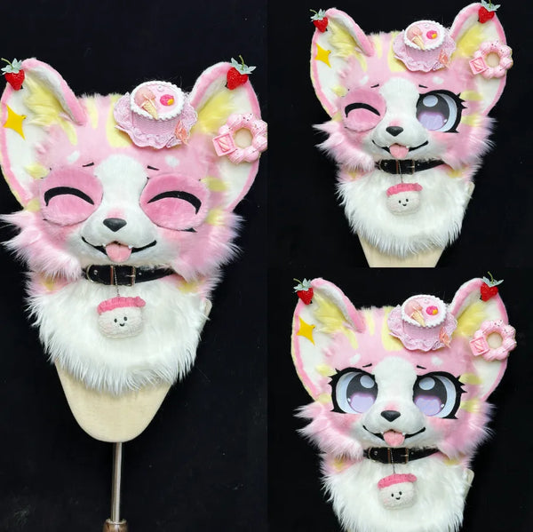 Sweet Dessert Fox Mini Partial Fursuit
