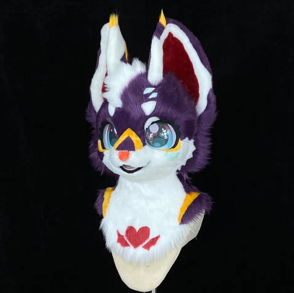Purple Heart Fantasy Pupil Sweet Mini Partial Fursuit