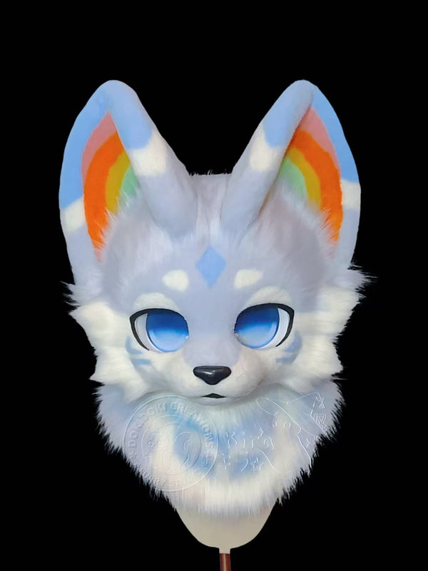 Aurora Sky Fox Mini Partial Fursuit