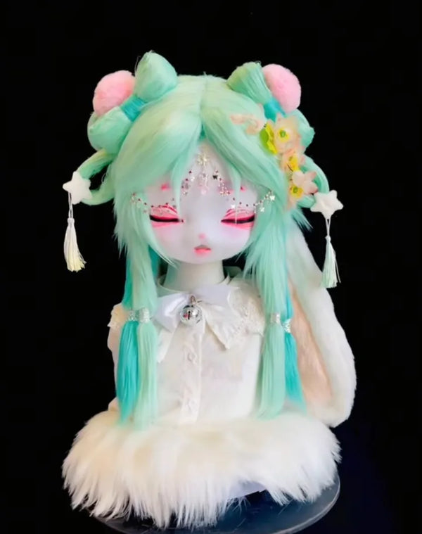Green Grape Rabbit Kig Mini Partial Fursuit