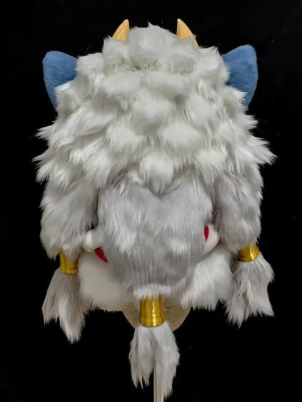 Blue White Fantasy Wolf Mini Partial Fursuit Furry Costume Set ...