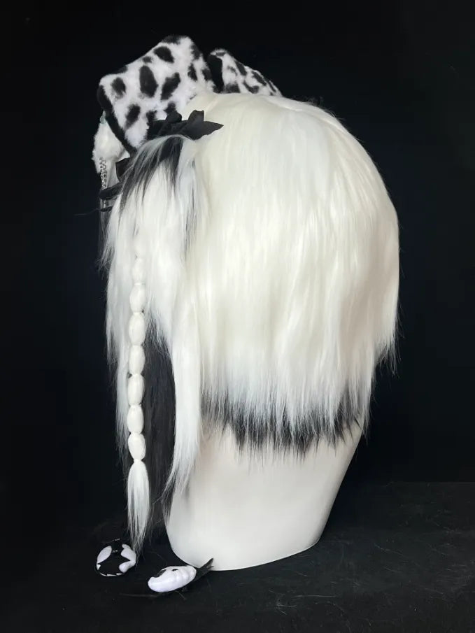 Goth Spotted Bunny Kig Mini Partial Fursuit (Head + Paws) – DokiDoki ...