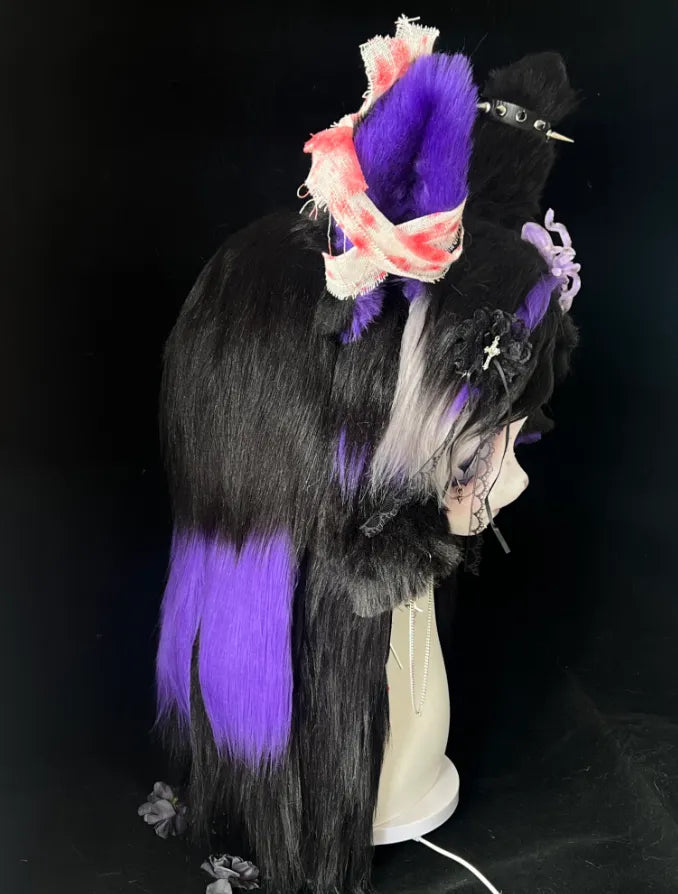 Kig Gothic Spider Bunny Mini Partial Fursuit (Head + Paws) – DokiDoki ...