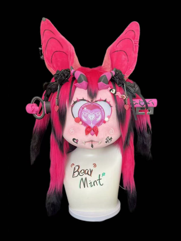 Gothic Bunni Noir Fursuit - DokiDoki FurryStudio