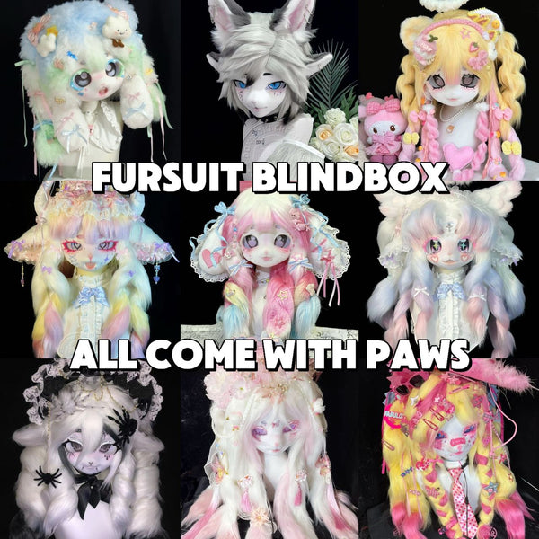 Mystery Fursuit Blindbox Paws included