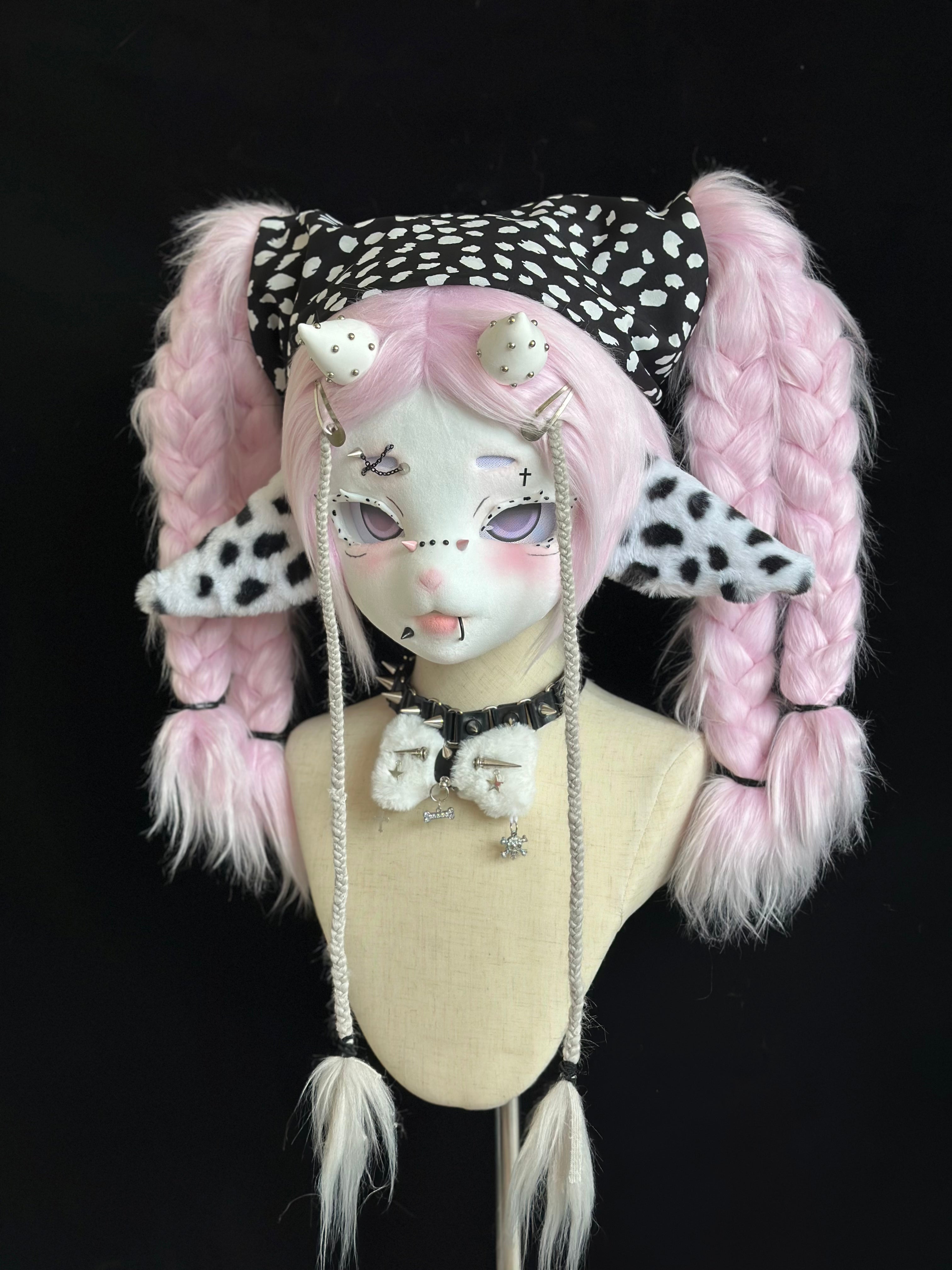 Y2K Designer Pink Braided Fursuit – DokiDoki FurryStudio